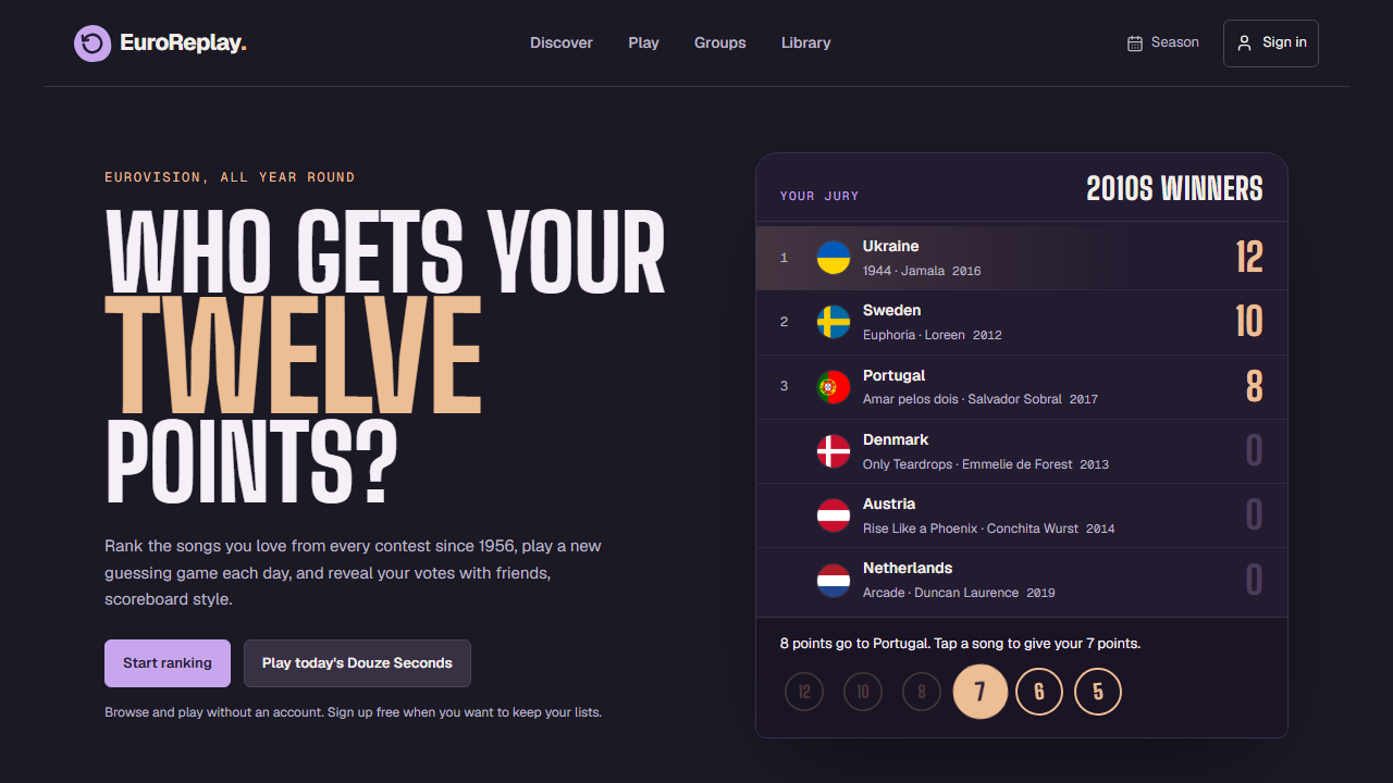 EuroReplay product preview